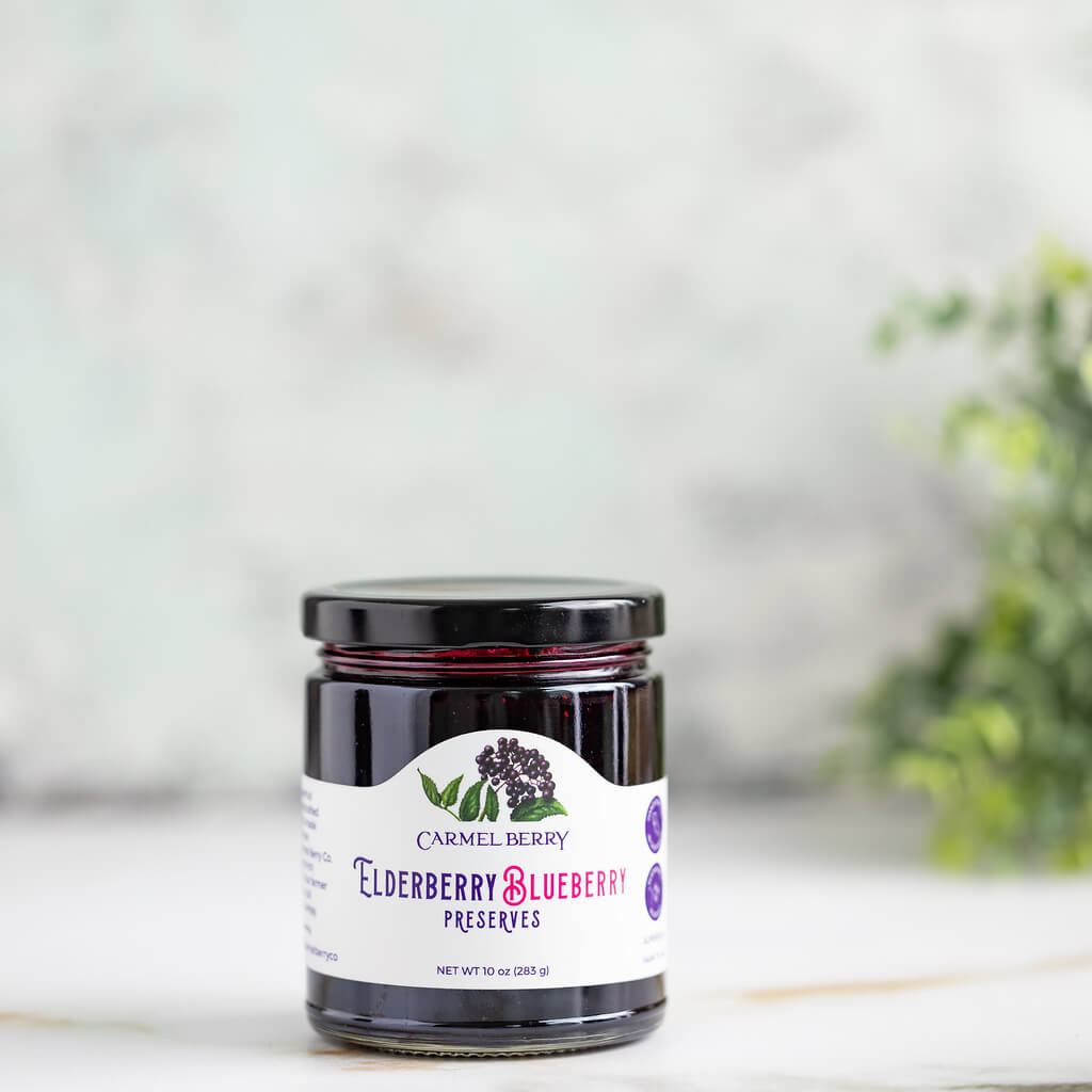 Carmel Berry Elderberry Blueberry Preserves