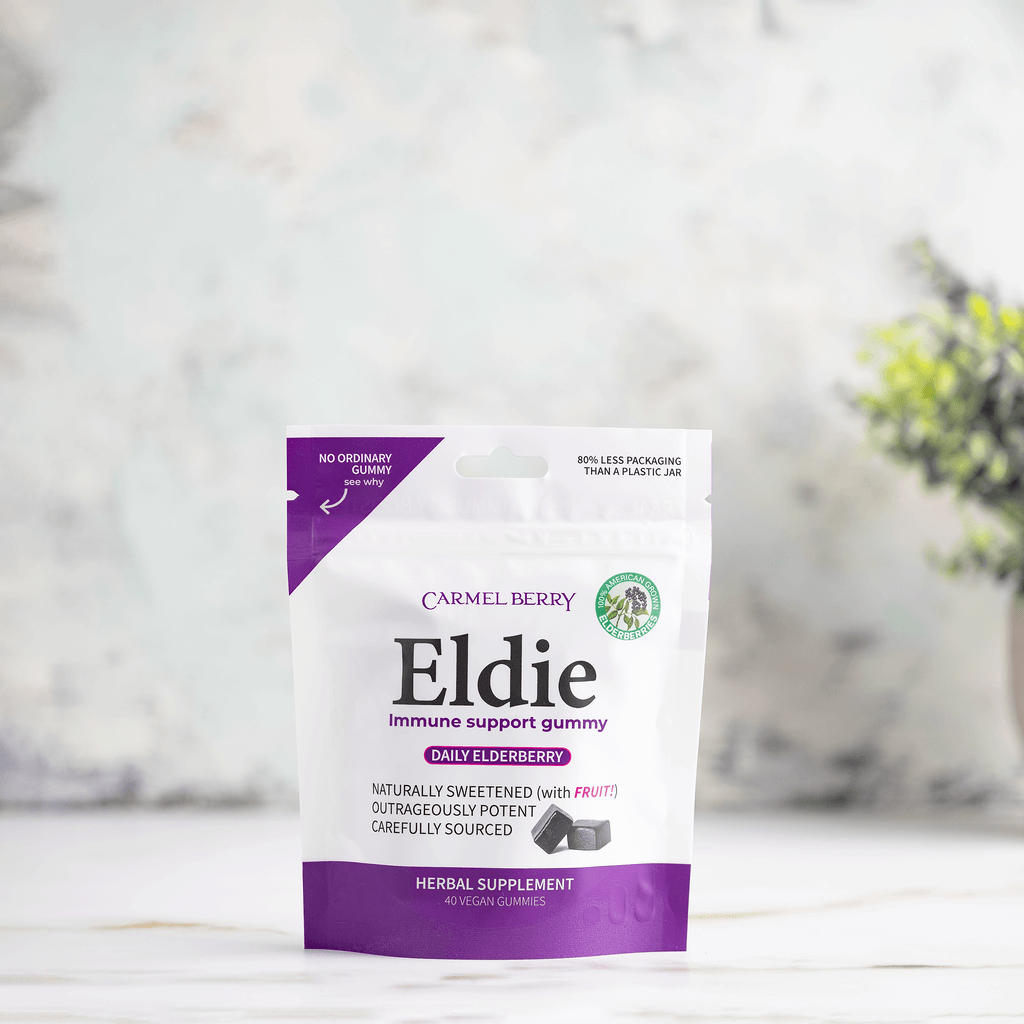 Carmel Berry Eldie Daily Elderberry Gummies