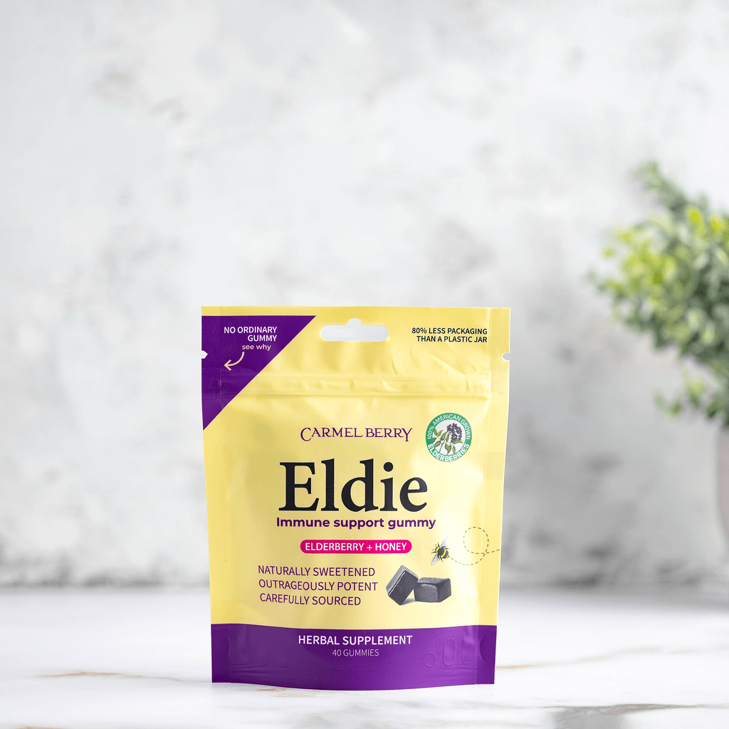 Carmel Berry Eldie Daily Elderberry Gummies