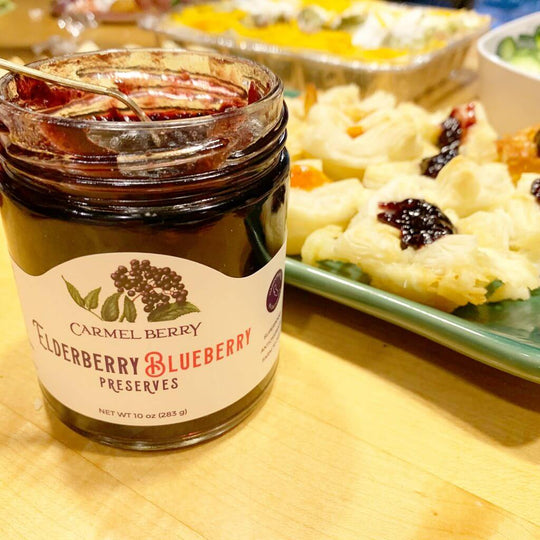Elderberry Preserves Brie Bites Recipe