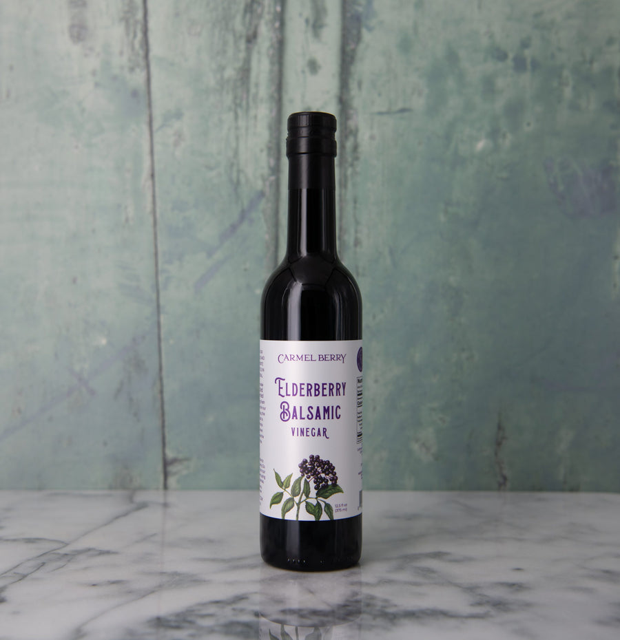 Carmel Berry Elderberry Balsamic Vinegar bottle
